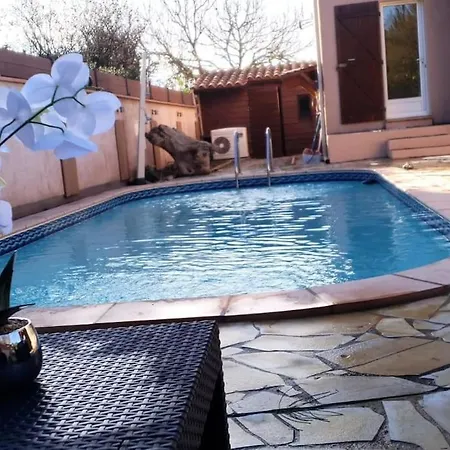Villa Avec Piscine A St Marie La Mer Saintes-Marie-la-Mer Buitenkant foto